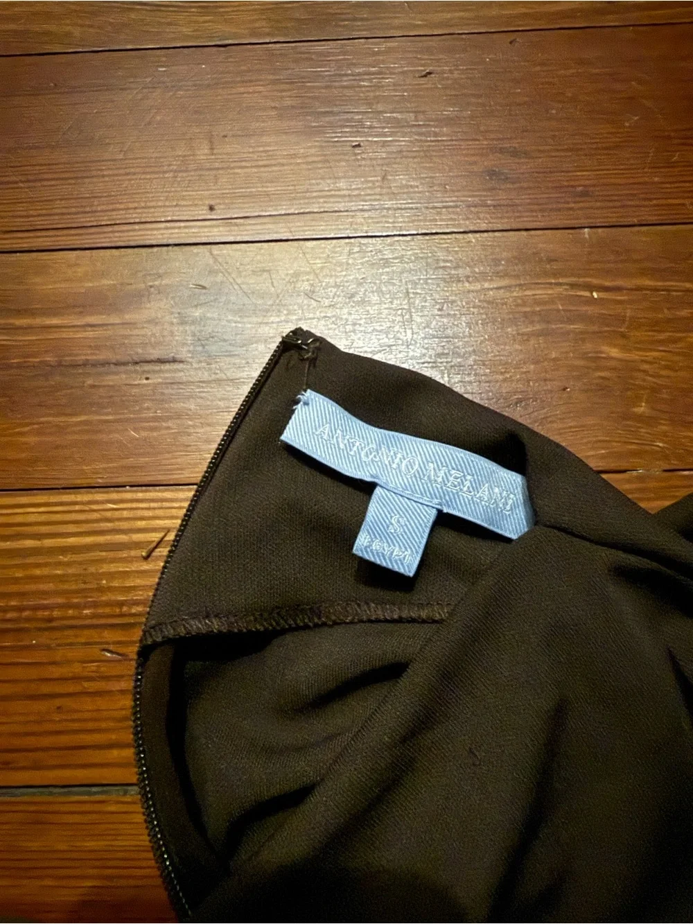 ANTONIO MELANI Olive Green Midi Dress - Picture 3 of 3